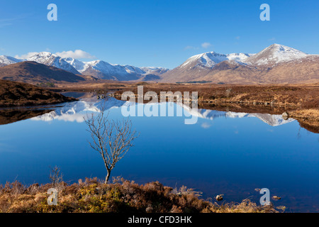 Stob a'Odhair dromore west, Aonach Mor, Beinn Mhic, Chasgaig Bhuirudh et Meall a', Rannoch Moor, Argyll et Bute, Highlands, UK Banque D'Images