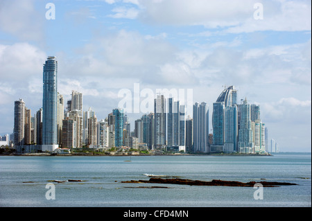 Sur les toits de la ville, la ville de Panama, Panama, Amérique Centrale Banque D'Images