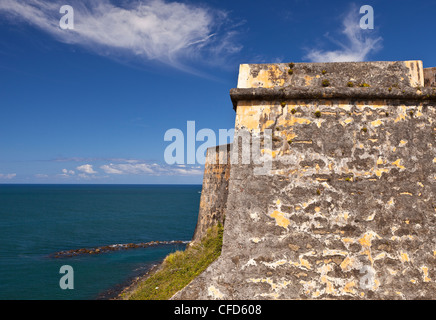 OLD SAN JUAN, Puerto Rico - Castillo San Felipe del Morro, la forteresse historique. Banque D'Images