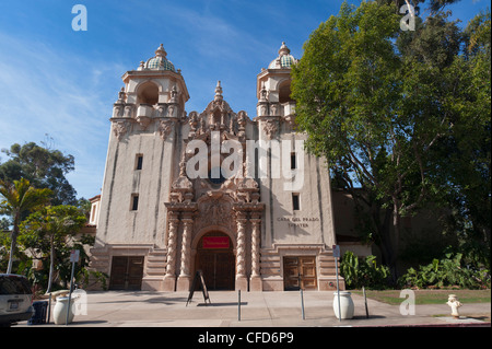 Casa del Prado, Balboa Park, San Diego, Californie, États-Unis d'Amérique, Banque D'Images