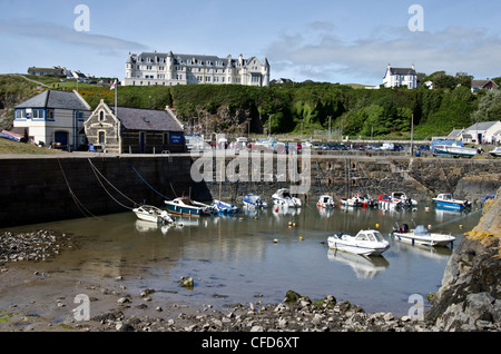 Le port intérieur à Portpatrick dans le sud-ouest de l'Écosse. Banque D'Images