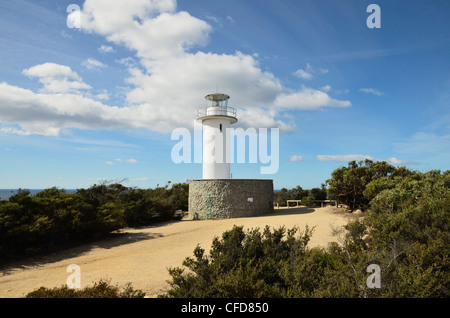 Phare, Cape Tourville, parc national de Freycinet, la péninsule de Freycinet, Tasmanie, Australie, Pacifique Banque D'Images