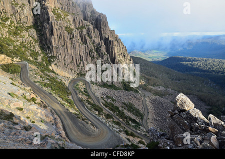 L'échelle de Jacob, Ben Lomond, le Parc National Ben Lomond, Tasmanie, Australie, Pacifique Banque D'Images