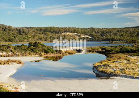 Sloop Lagoon Bay of Fires, Bay of Fires, Conservation, Tasmanie, Australie, Pacifique Banque D'Images