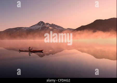 Brume matinale Banque D'Images