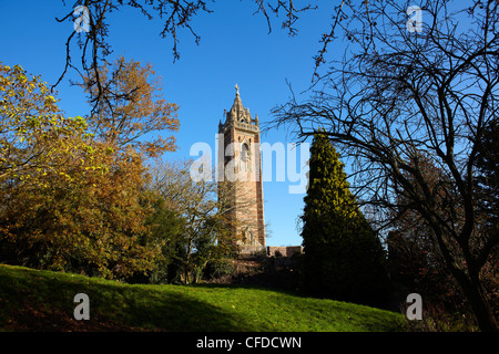 La tour Cabot sur Brandon Hill, Bristol, England, UK Banque D'Images