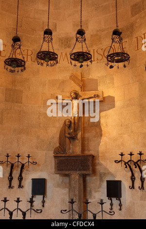 Chapell, El Calvari, calvaire, Via Crucis, escalier avec 365 marches, Pollensa, Majorque, Iles Baléares, Espagne, Europe Banque D'Images