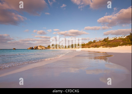 Plage de Horseshoe Bay, Bermudes, l'Amérique centrale Banque D'Images