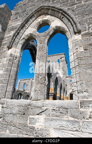 L'église inachevée à St George's, les Bermudes, l'Amérique centrale Banque D'Images