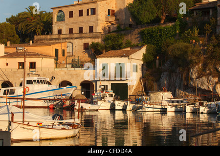 Port de pêche, bateaux, Cala Figuera, près de Santanyi, Majorque, Iles Baléares, Espagne, Europe Banque D'Images