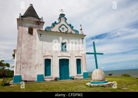 Igreja de N.S. da Conceicao, chapelle de Santa Cruz Cabrália, État de Bahia, Brésil, Amérique du Sud, Amérique Latine Banque D'Images