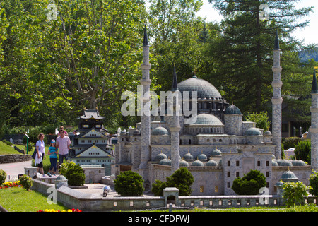 Parc Minimundus (Miniature), Klagenfurt am Worthersee, Carinthie, Autriche, Europe Banque D'Images