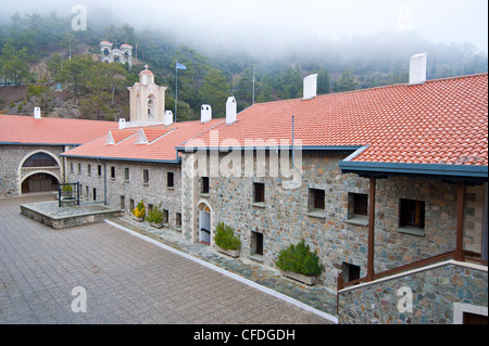 Monastère de Kykkos, UNESCO World Heritage Site, Troodos, Chypre, Europe Banque D'Images