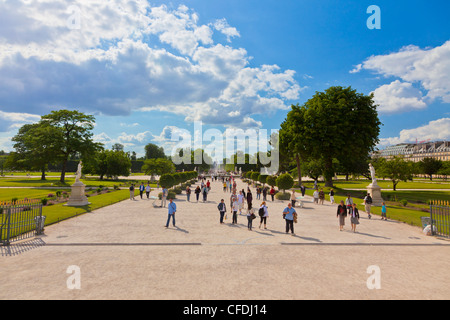 Jardin des Tuileries, Paris, France, Europe Banque D'Images