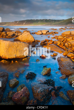 Sennen Cove, Whitesand Bay, Cornwall, Angleterre, Royaume-Uni, Europe Banque D'Images