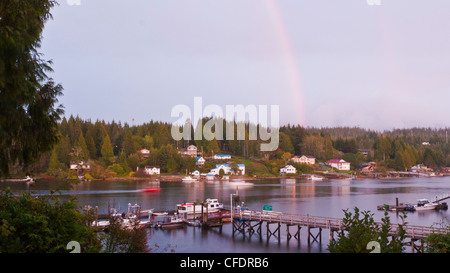 Bamfield sur la côte sud-ouest de l'île de Vancouver, Colombie-Britannique, Canada Banque D'Images