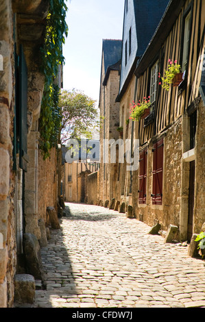 Rue St Pavin de la cite Le Mans Sarthe Pays de la Loire France Banque D'Images