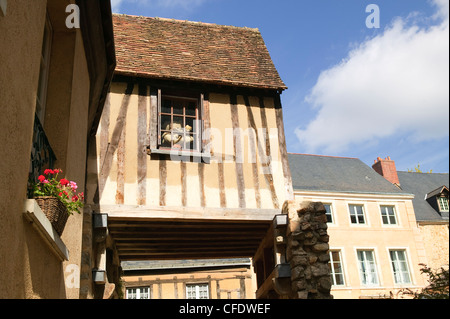 Rue St Pavin de la cite Le Mans Sarthe Pays de la Loire France Banque D'Images