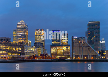 Canary Wharf, London Docklands, Londres, Angleterre, Royaume-Uni, Europe Banque D'Images