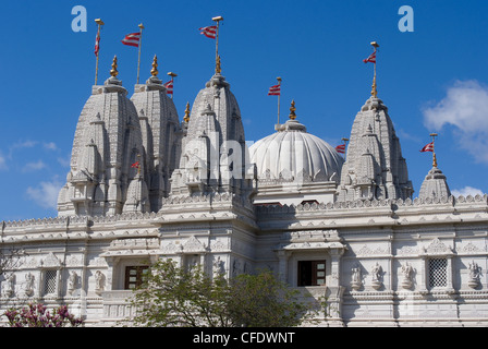 Shri Swaminarayan Mandir, temple hindou de Neasden, Londres, Angleterre, Royaume-Uni, Europe Banque D'Images