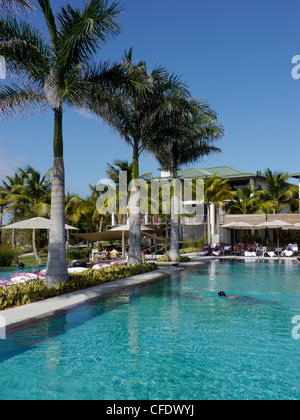 Luxury hotel and resort W, l'île de Vieques, Porto Rico, Antilles, Caraïbes, Amérique Centrale Banque D'Images