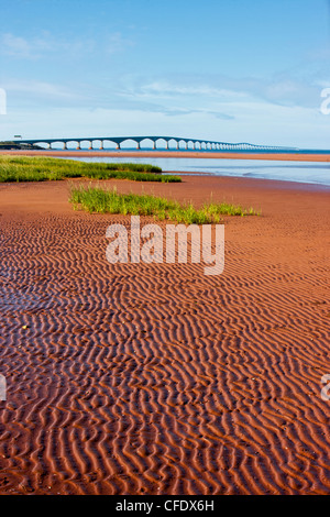 Pont de la confédération, Noonan's Beach, Prince Edward Island, Canada Banque D'Images