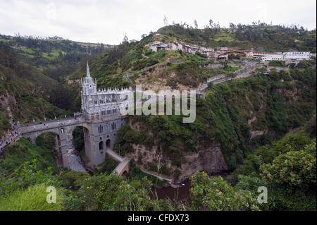 Santuario de las Lajas, Ipiales, Colombie, Amérique du Sud Banque D'Images