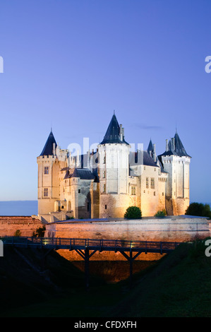 Chateau de Saumur Saumur Maine-et-loire Pays de la Loire Loire Valley France Banque D'Images