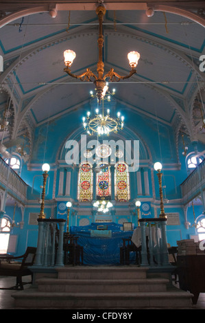 La Knesset Knesset 1885 Eliyahoo Synagogue Eliyahou ou dans le district de Fort de Mumbai, Inde Banque D'Images