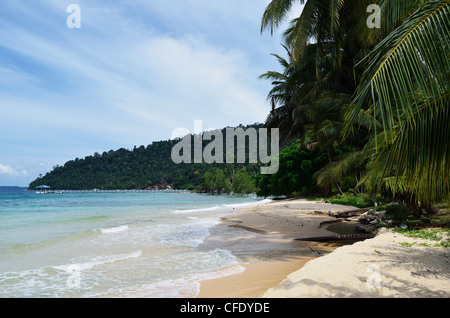 Plage de Salang, Pulau Tioman Tioman (île), Pahang, Malaisie, Asie du Sud, Asie Banque D'Images