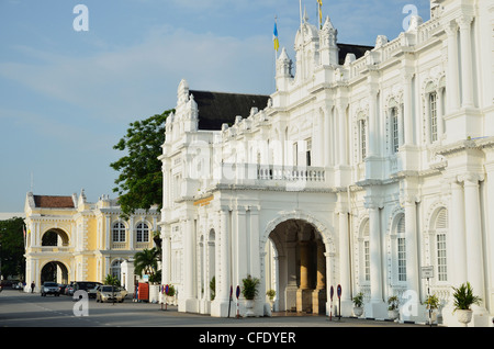 L'hôtel de ville, George Town, UNESCO World Heritage Site, Penang, Malaisie, Asie du Sud, Asie Banque D'Images