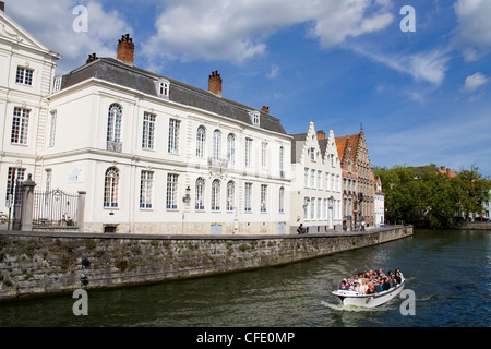 Basisschool Brugge Centrum sur Spiegelrei, Bruges, Flandre occidentale, Belgique, Europe Banque D'Images