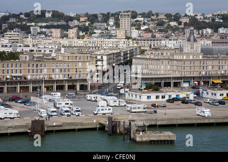 Le Havre Centre Ville, Normandie, France, Europe Banque D'Images