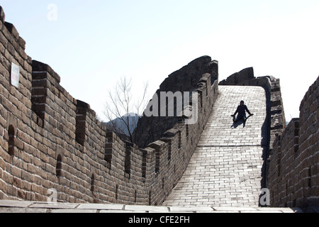 Grande muraille de Chine, Beijing Banque D'Images