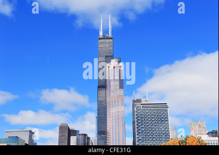 Willis tower close up Banque D'Images