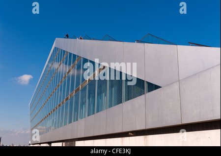 Office-Building Dockland construit 2005 par Hadi Teherani, Hambourg Altona, Allemagne Banque D'Images