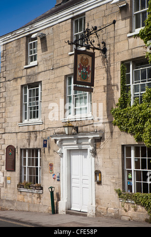 UK, Gloucestershire, Stroud, Painswick nouvelle rue, Falcon Inn Banque D'Images