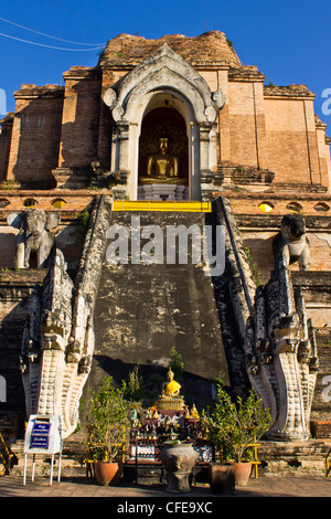 Chedi Dans Wat Chedi Lung Chiangmai Banque D'Images