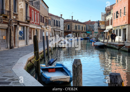 Rio dei Vetrai, Murano, Venise, Vénétie, Italie Banque D'Images