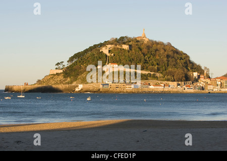 Monte Urgull, Donostia San Sebastian, Pays Basque, Espagne Banque D'Images