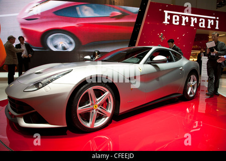 Ferrari F12 Berlinetta au Salon de Genève 2012 Banque D'Images