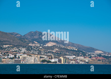 Vues de l'est du centre-ville de Fuengirola Costa del Sol Malaga Andalousie Espagne la région Europe Banque D'Images