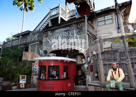 Musée d'histoire de naufrage, Mallory Square,, Key West, Floride Banque D'Images