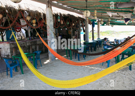 Mezcalitos Bar & Grill, sur la côte est, dans l'île de Cozumel, Isla de Cozumel, Quintana Roo, Mexique, Caraïbes Banque D'Images