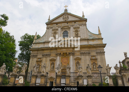 L'église Ss Pierre et Paul, vieille ville, Cracovie, Cracovie, province de Malopolska, Lesser Poland Voivodeship, Pologne Banque D'Images