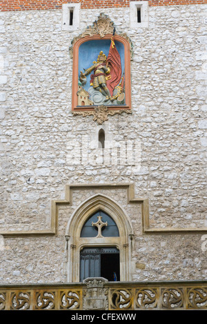 St porte Saint-Florian, Brama Florianska, vieille ville, Cracovie, Cracovie, province de Malopolska, Lesser Poland Voivodeship, Pologne Banque D'Images