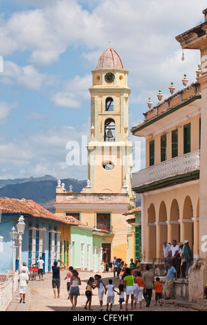 Le Convento de San Francisco (couvent de Saint François d'assise), Trinidad, Site du patrimoine mondial de l'UNESCO, Cuba, Antilles, Caraïbes Banque D'Images