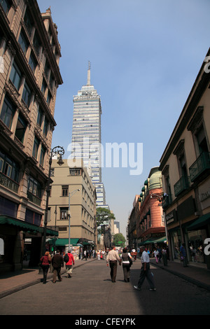 Tour de l'Amérique latine (plus haut, Torre Latinoamericana),en Amérique latine, Almeda, le quartier historique, la ville de Mexico, Mexique Banque D'Images