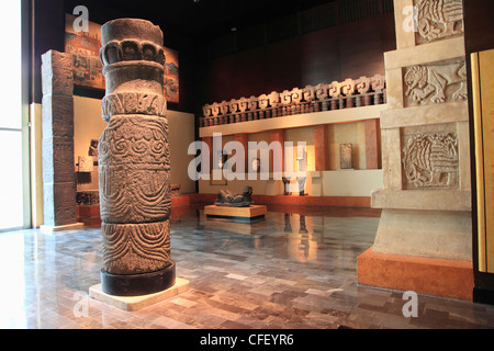 Musée national d'Anthropologie, Mexico, Mexique, Banque D'Images