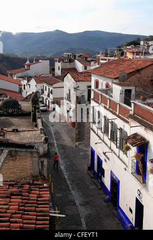 Taxco, ville coloniale bien connu pour ses marchés d'argent, l'État de Guerrero, Mexique, Banque D'Images